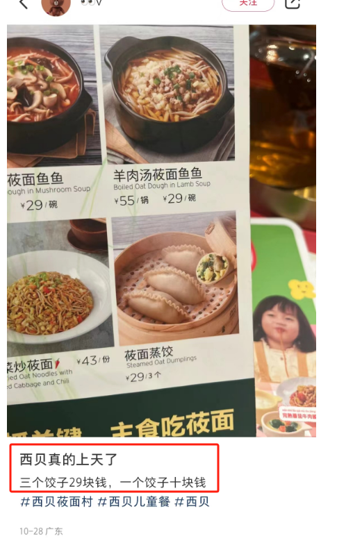 西贝一只蒸饺，居然救活了花西子？！